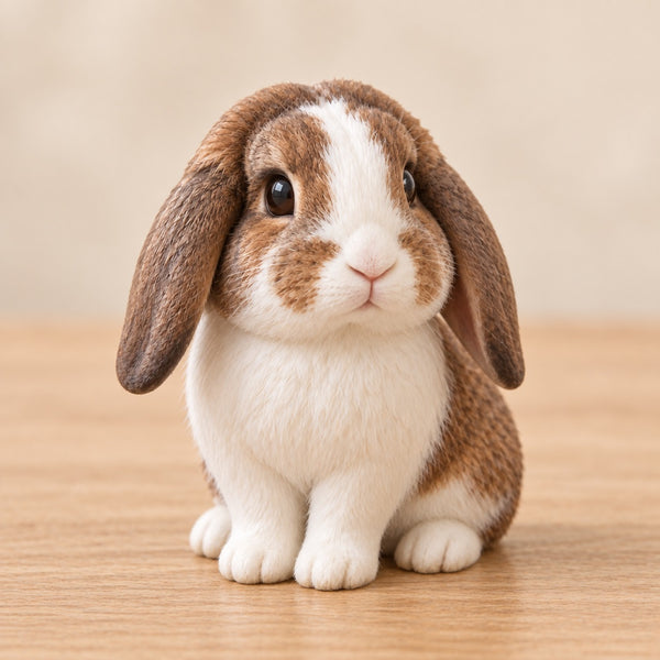 Lop rabbit PawChibi resin figurine