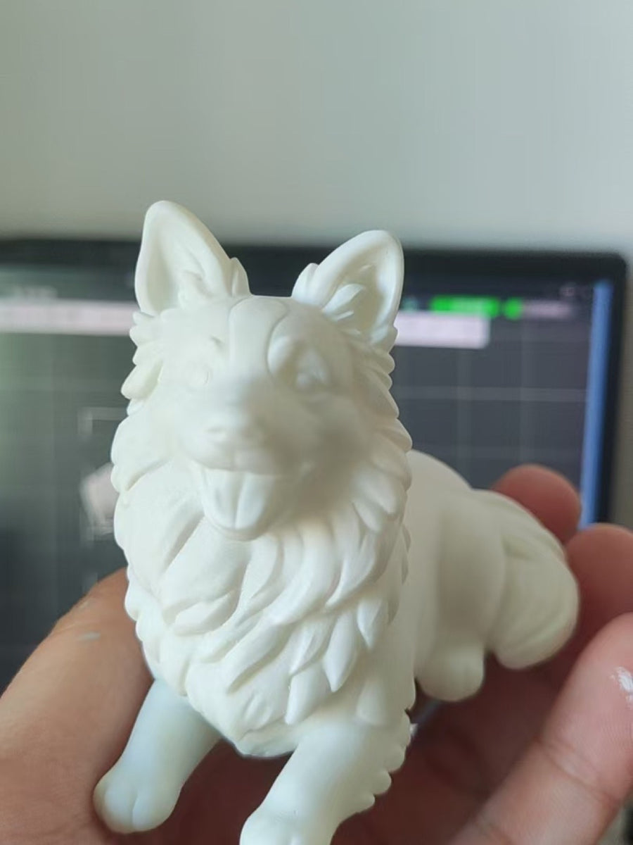 Fresh off the printer, fluff and all