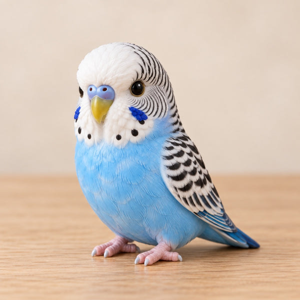 Budgie PawChibi resin figurine