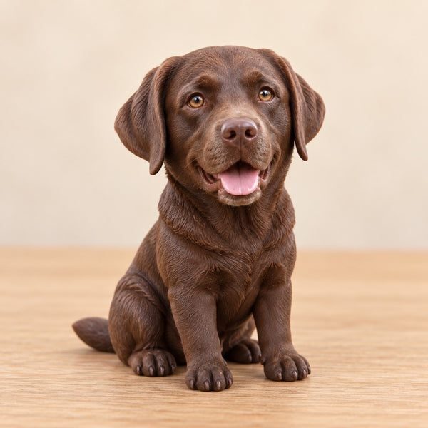 Labrador PawChibi resin figurine